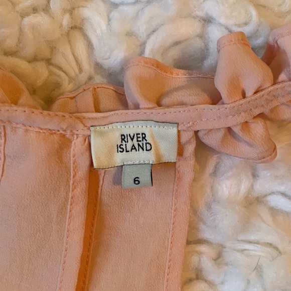 Blouse pink RIVER ISLAND SIZE 6 - Picture 3 of 5